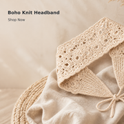 Bohemian Knitted Headband for Women